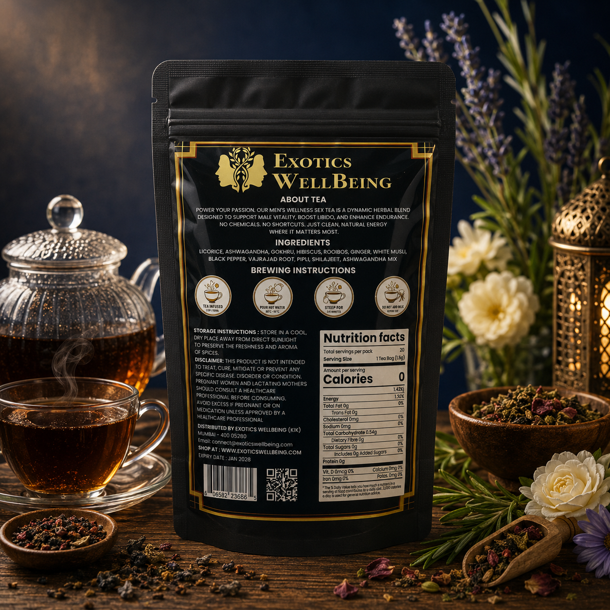 Men Wellness Vitality Herbal Tea