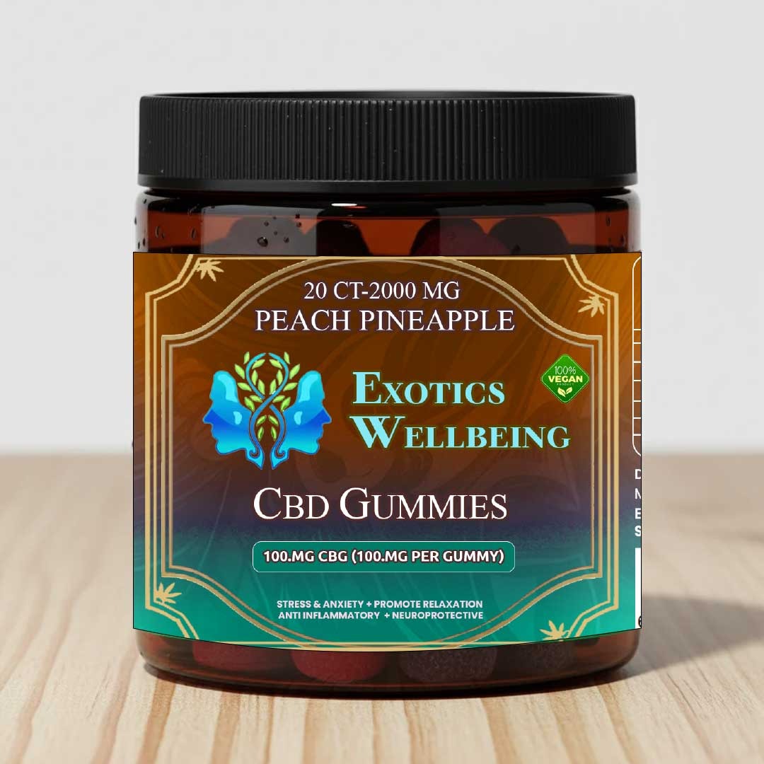CBD Gummy Peach 2000 MG