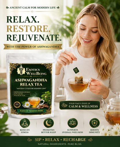 Ashwangandha Relax Herbal Tea