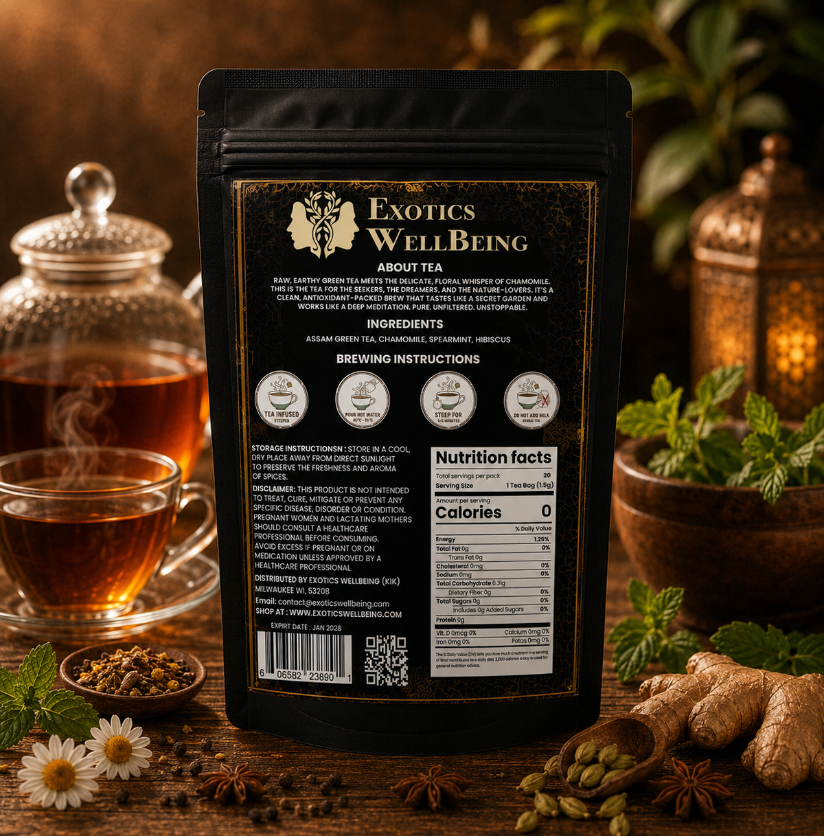 Chamomile Green Tea
