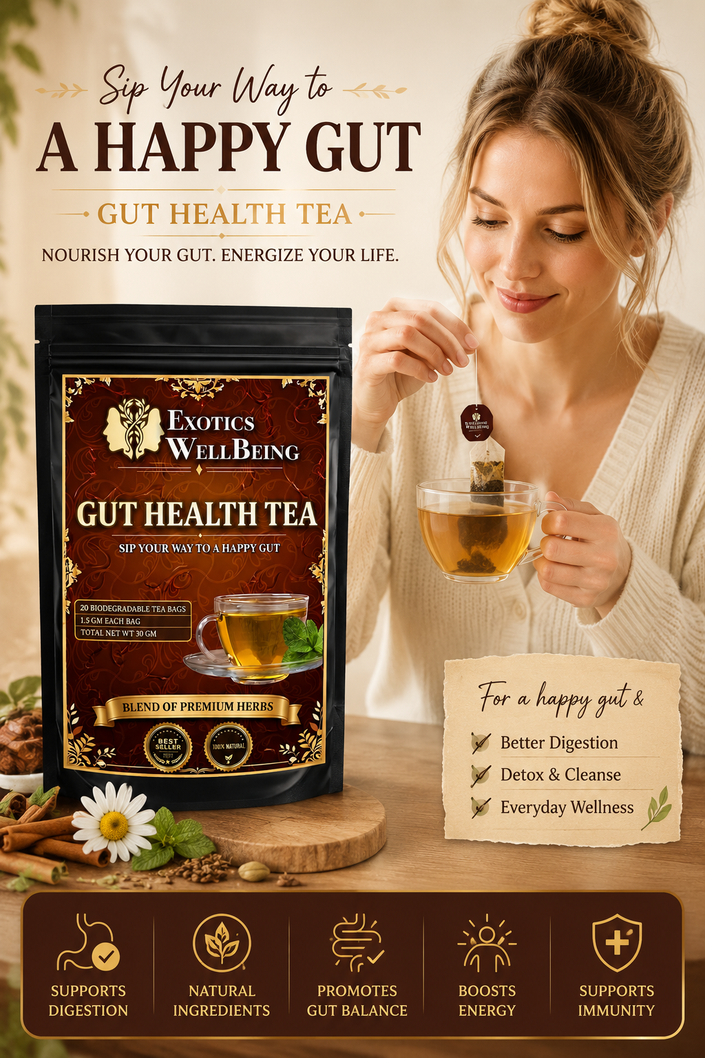 Gut Health Herbal Tea